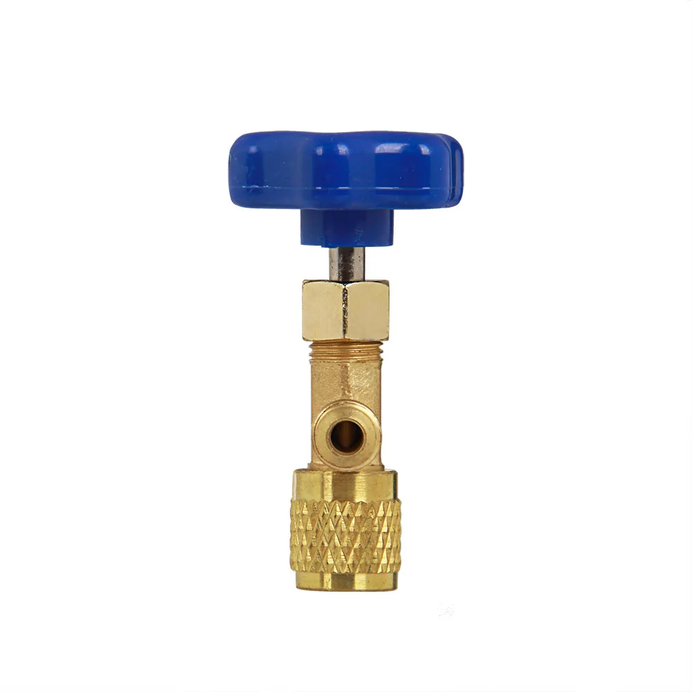 Dispensing Valve Bottle Opener 1/4 SAE Connector Refrigerant Bottle Can Tap for R22 R134a R410A Gas 1 Pcs