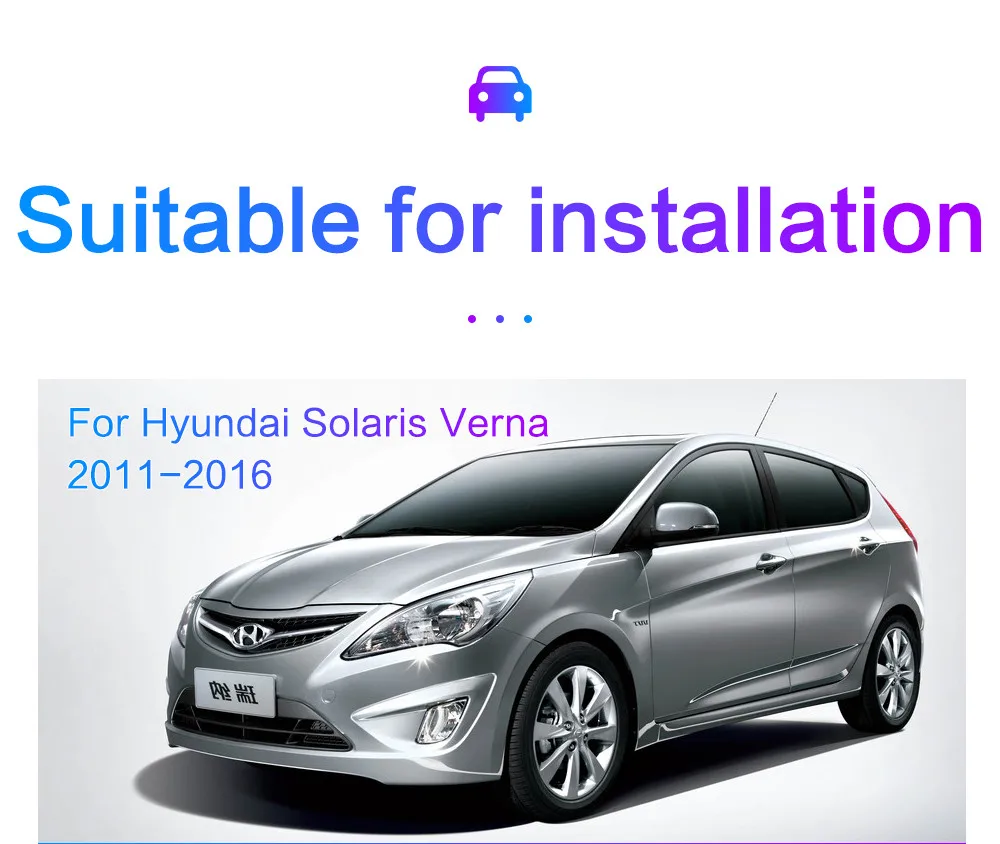 Для Solaris 1 2 Hyundai Accent Verna 2G+ 32G автомобильное радио 2 din android 8,1 видео мультимедийный плеер навигация gps WiFi 2011