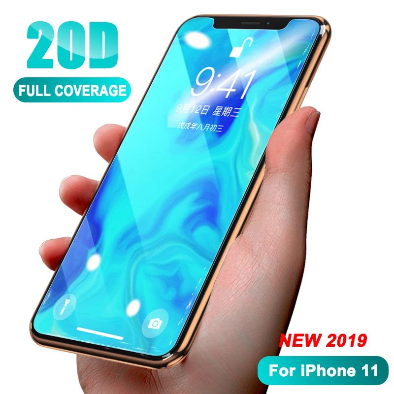 

20D Full Cover Tempered Glass For iPhone 11 Pro 2019 11 Pro Max Screen Protector For iPhone 11 Pro Max Glass Protection Film