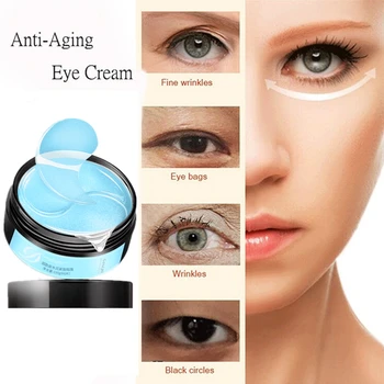 

60 Pcs Gold Eye Patch Eye Mask Anti Wrinkle Gel Sleep Gold Mask Eye Patches Collagen Moisturizing Eye Mask Eye Care Hot Sale