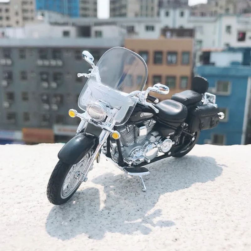 Новинка 1:18 модель мотоцикла Maisto YAMAHA ROAD STAR из сплава под давлением реальная