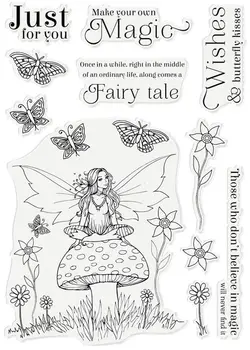 

Fairy Transparent Clear Stamp for DIY scrapbooking seal Card Making C403