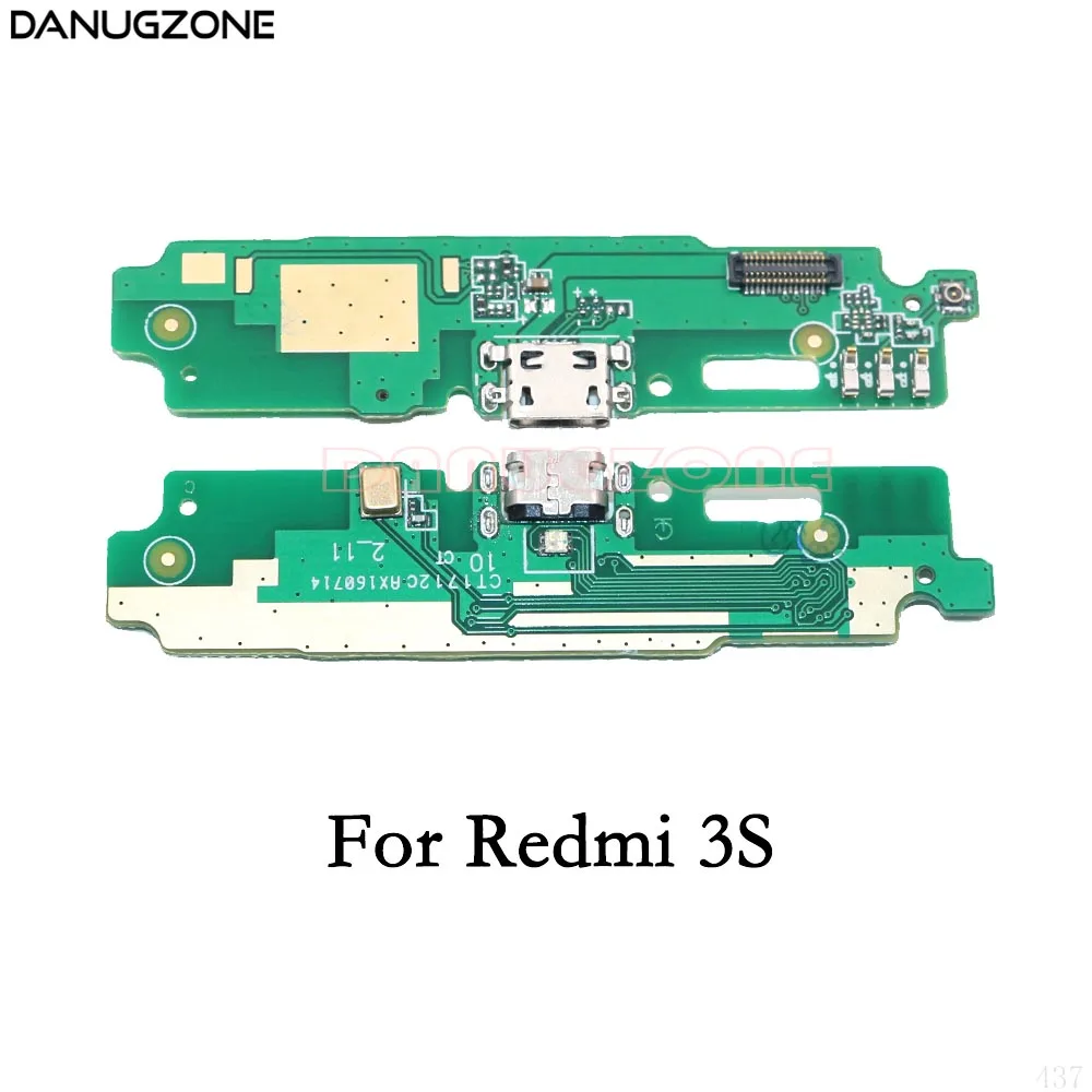 30 шт./лот для Xiaomi Redmi 3 3S USB плата для зарядки док-станция разъем для зарядки порт Jack гибкий кабель