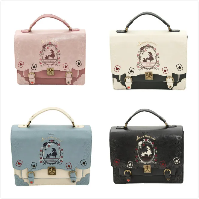

Alice In Wonderland Lolita Style Women Lady Girls Designer Embroidery Handbag Messenger Shoulder Bag
