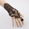 Black Lace Flower Retro Bracelet Ring Set Women Accessories Black Gloves for Home Party Accessories Decorations White ► Photo 2/5