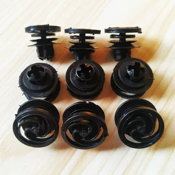 

10Pcs Car Door Panel Card Trim Clips Plastics Rivets Auto Fasteners For Passat B5 3B0868243 VW Jetta Golf Xiaobaishu