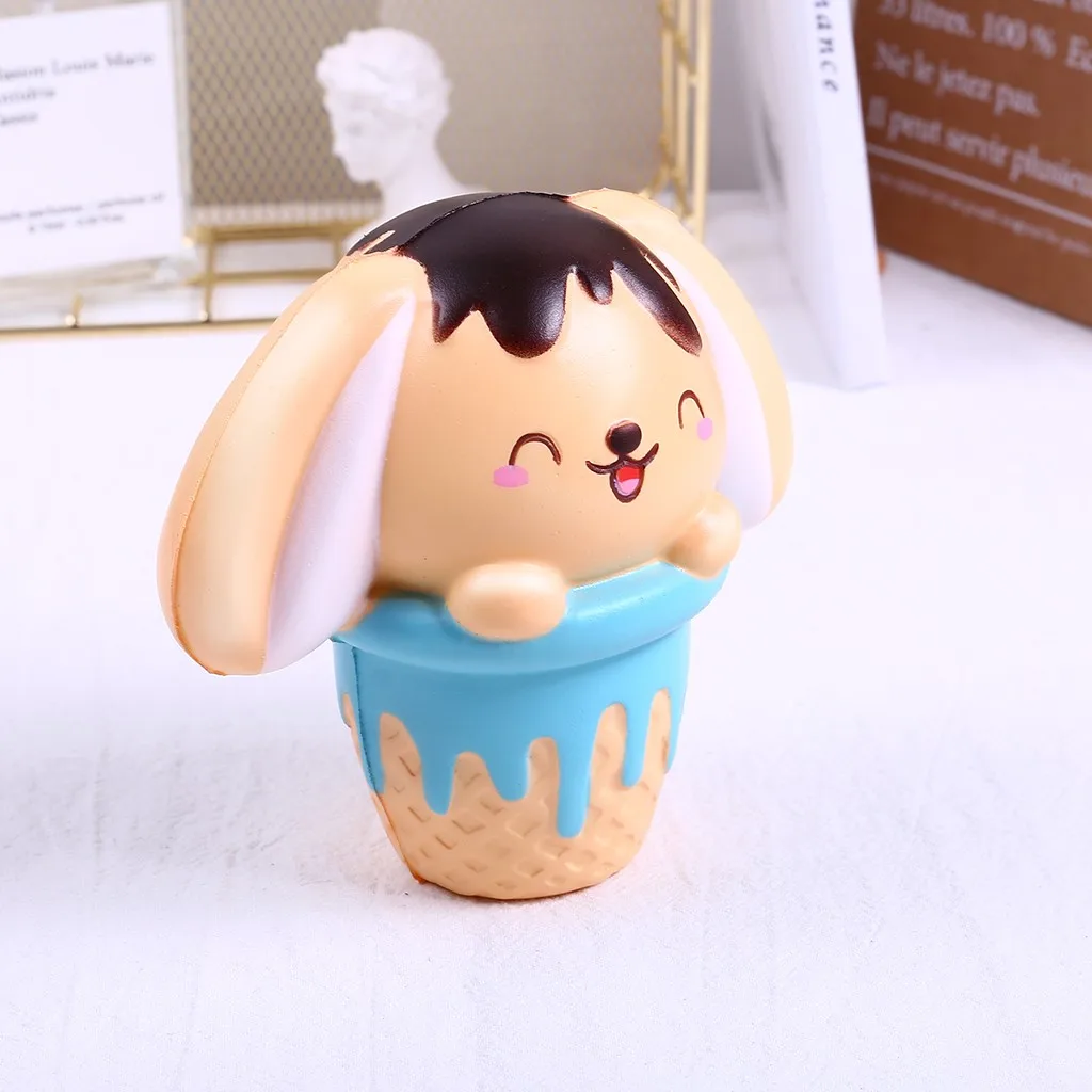 Jumbo мороженое Squishies кукла милая медленно поднимающаяся игрушка мультфильм кролик животное Ароматические Изысканный детский подарок Прямая поставка
