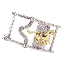 

Men's Vintage Square Buckle with Men's 4x Western Square Buckle