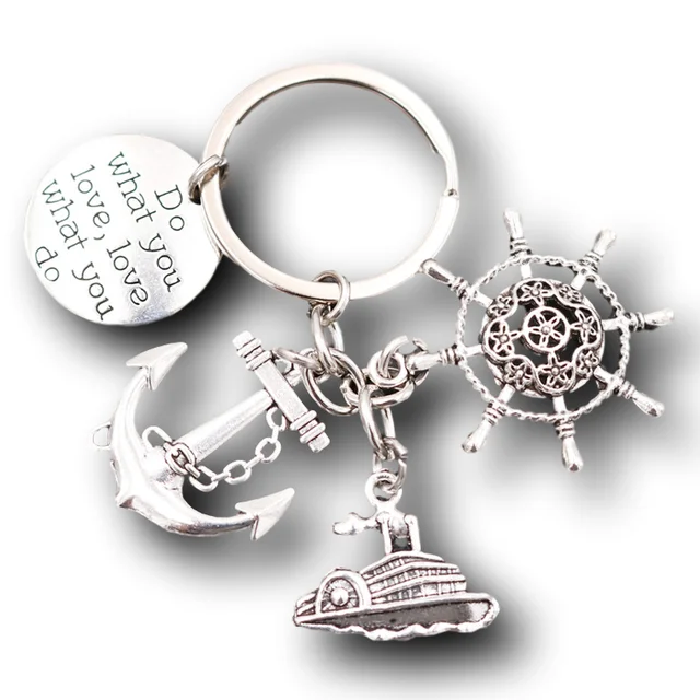 Job Occupation Keychain, Teacher Charm, Police Charm, Chef Charm, Nurse Charm-Do What You Love ,Love What You Do P383 T2/60