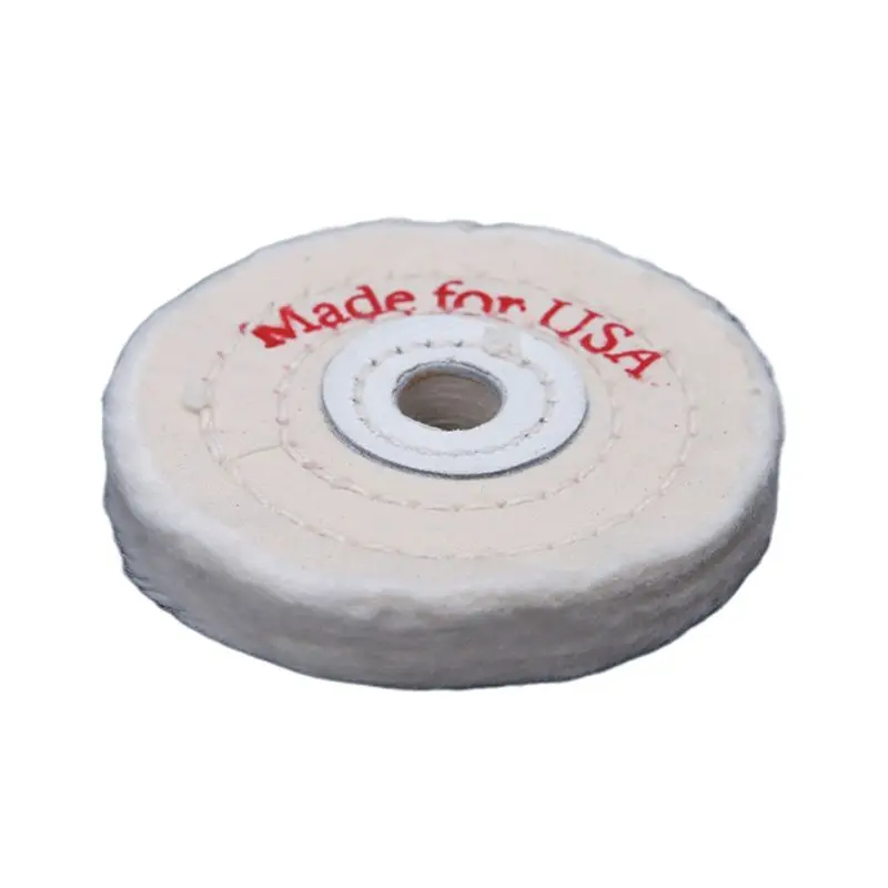 Abrasive Buffing Wheel White Cotton Lint Cloth Gold Jewelry Mirror Polishing Aid 831F - Цвет: 10