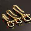 Belt U Hook Brass Keychain Fob Clip Retro Vintage Key Ring Wallet Chain Hook with bow shackle Fish Hook 3 Sizes available ► Photo 2/6