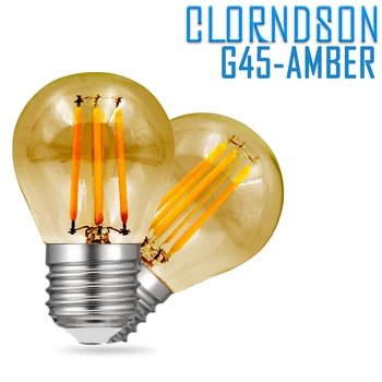 Dimbare Amber Golfbal Lampen 4W 6W 8W Led E27 E26 Vintage Retro Style110V 220V Gloeidraad industriële Kroonluchter Verlichting Lamp Dimbare Amber Golfbal Lampen 4W 6W 8W Led E27 E26 Vintage Retro Style110V 220V Gloeidraad industriële Kroonluchter Verlichting Lamp