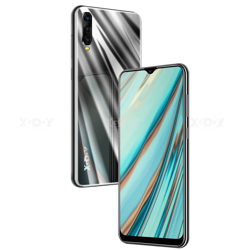 XGODY 6.53 Inch 3G Mobile Phone Android 9.0 Celular Waterdrop Screen Smartphone 2GB 16GB MTK6580 Quad Core Dual SIM 5MP Camera