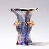 Premium Easten Beauty Four Sheep Square Flowers Vase Golored Glaze Cute Animal Statue Bottle House Hall Table Cheerful Decorate 1