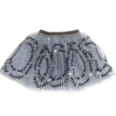 skirt Платья для девочек; осень г.; Мягкий Топ; платье для малышей с вышивкой в виде звезд; платья-пачки принцессы с длинными рукавами; одежда для малышей - Цвет: skirt