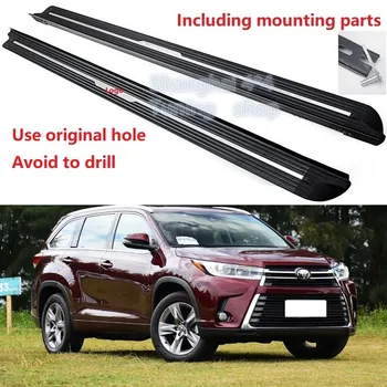 

New arrived high quality for Toyota Highlander 2014 2015 2016 2017 2018 2019 running board side step Nerf bar pedal