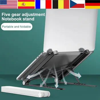 

Portable Laptop Holder For MacBook Pro Notebook Foldable Aluminium Alloy Laptop Stand Bracket Laptop Holder For PC Notebook