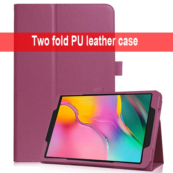 Красный Folio стоячая таблетница для Samsung Galaxy Tab A 10,12019 SM-T510 SM-T515 T510 T515 чехол-подставка для Tab A 10,1 '' чехол для планшета - Цвет: Красный