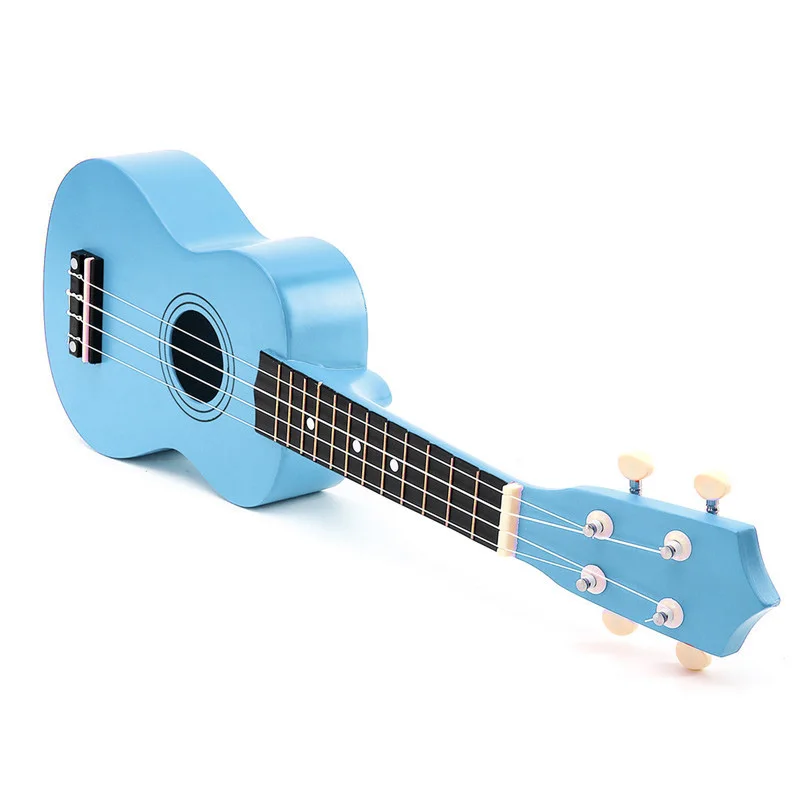 21 inch Soprano Ukulele 4 Strings Hawaiian Guitar Uke+ String+ Pick For Beginners kid Gift