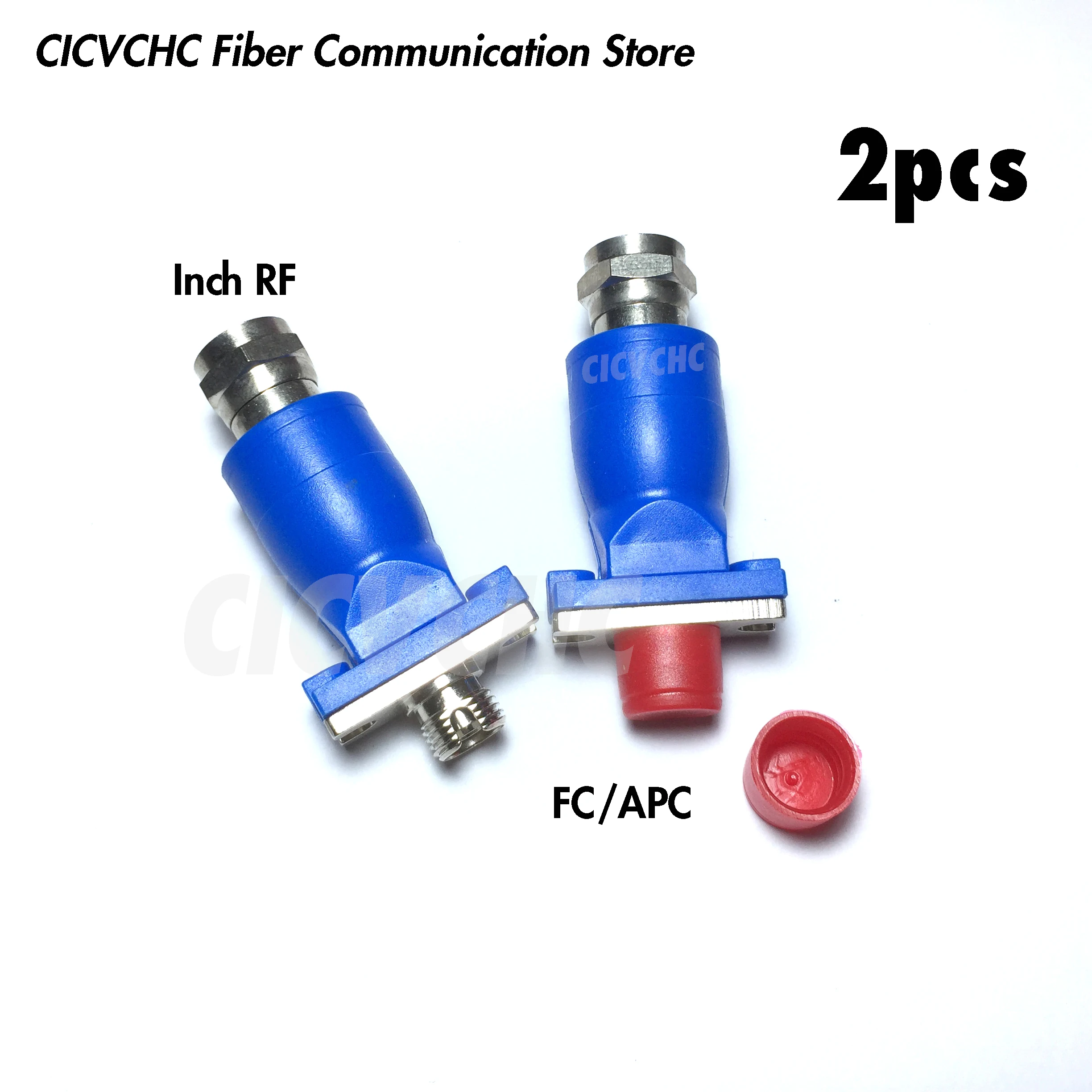 2 шт. оптический приемник CATV, SC/FC, дюймовый/Metruc RF штекер, оптический мини ресивер