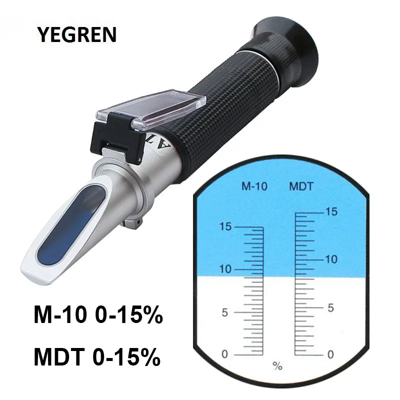 

Hand-held Mineral Emulsion Refractometer 0-15% M-10/MDT Emulsion Concentration Detector for Mine Selection