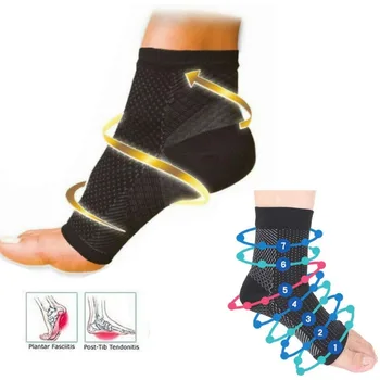 

1 Pair Plantar Fasciitis Socks Ankle Compression Sock Improves Blood Circulation Achilles Heel Support Ankle Pain Relief