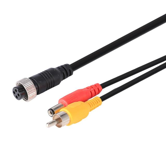 Aviation Connector to RCA Male DC Male Extension Cable Adapter Converter for CCTV Camera Security DVR