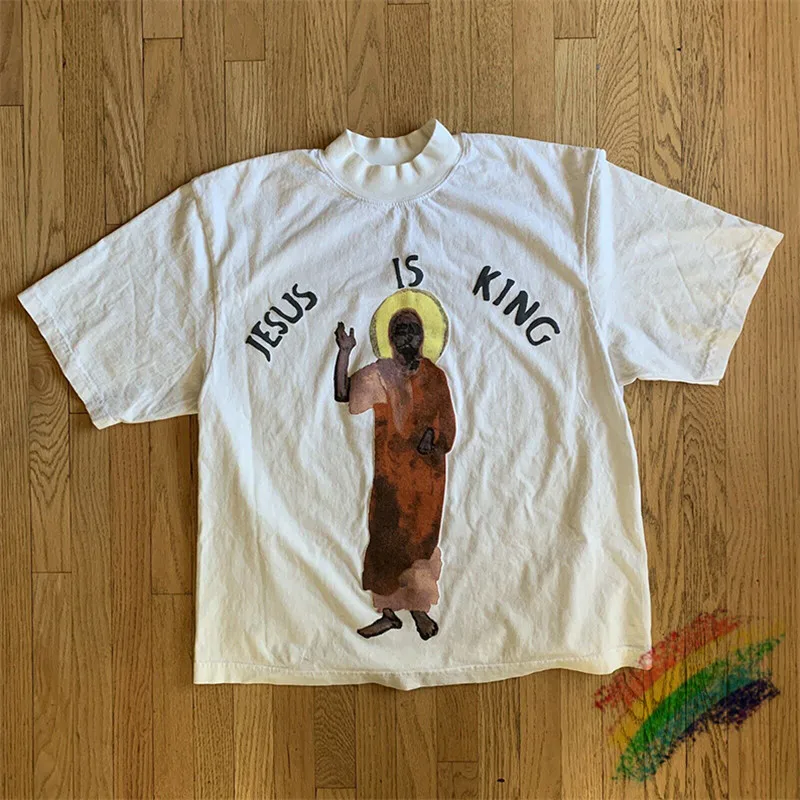 Kanye West Jesus is King Chicago ограниченная футболка для мужчин и женщин футболки высокого