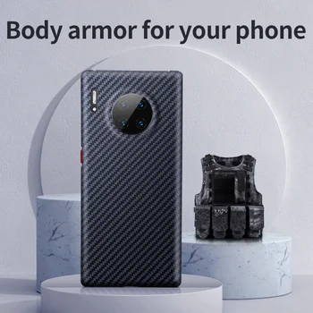 

SanCore Huawei Mate 30 Pro Material Kevlar All-round Protection Anti-fall Back Shell Business Premium Cover phone case