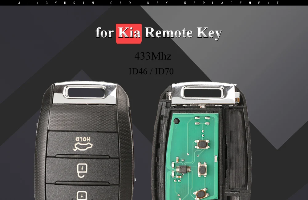 Keyforkess 3 pulsanti telecomando Flip Car Key 433MHZ ID46 ID70 Chip per Kia K3 Sorento Sportage 2013 2014 2015 Fob senza chiave - H76a9eb8d9bf04bbabb9fabd0fa8e7de2u