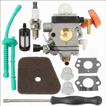 

1Set Carburetor Kit Air Filter Kit For FS87 FS90 R FS100 FS110 FS130 R FC 90 95 100 HL100 KM90 KM100