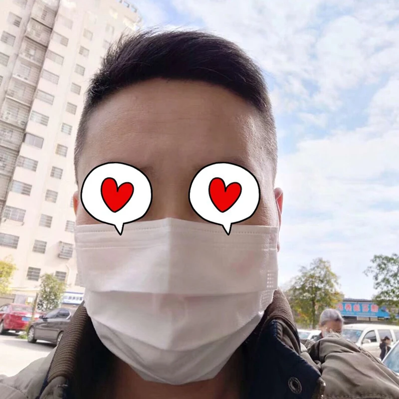 

1000pcs Non-woven Mask Earloop Face Mouth Masks 3 Layers Anti-Dust