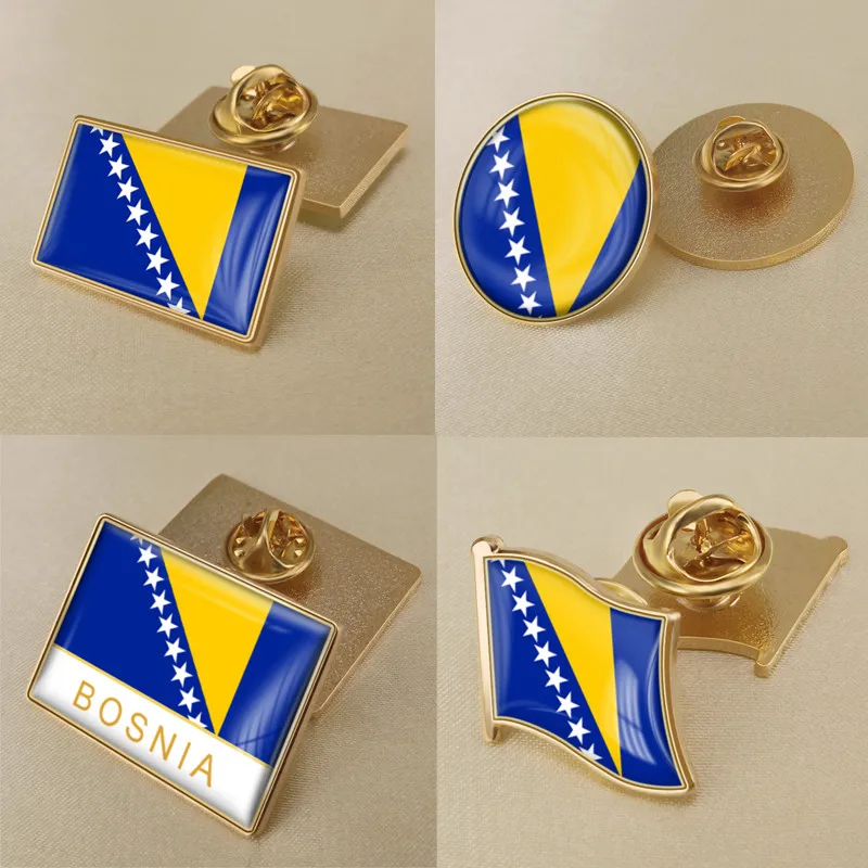 Bosnien Flaggenpin,Anstecker,Flagge,Flag,Pin,Bosna 