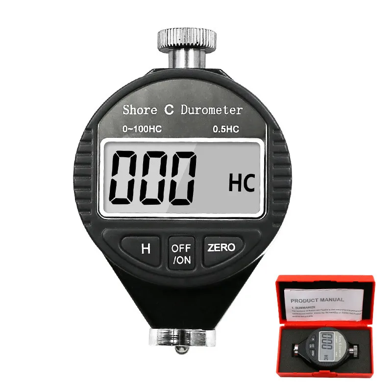

HA HD HC Digital dial indicator Durometer Digital Hardness Tester Meter Shore A for Plastic leather rubber multi-resin