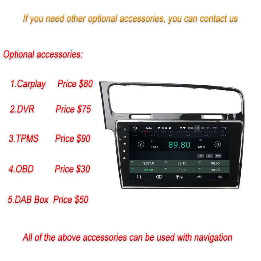 YESSUN Android 8 0 4G RAM для Volkswagen Golf MK7 2013 ~ 2015 Автомобильный навигатор GPS мультимедийный