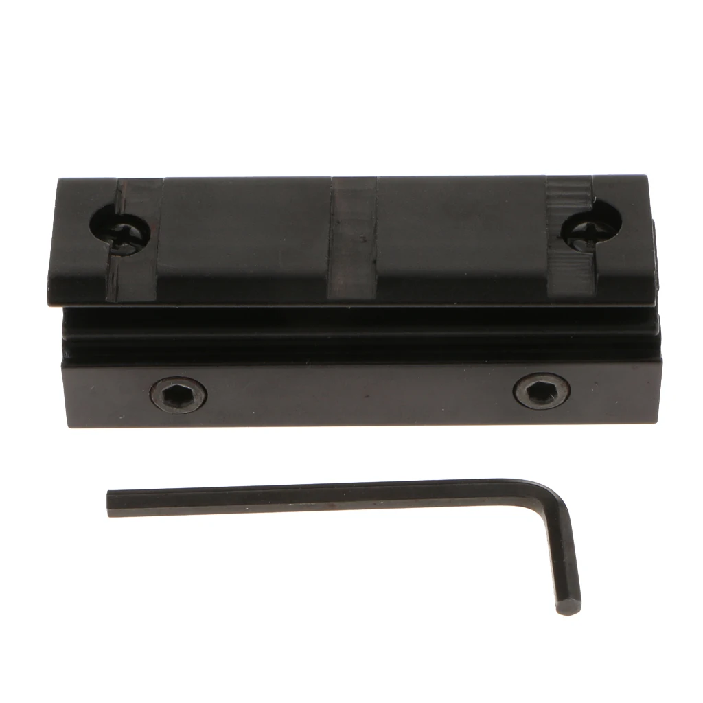 Rail Base 11mm Dovetail to 20mm Weaver Picatinny Mount Adapter - 0.43