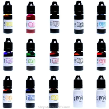 

15Colors/set 10 ml Epoxy Resin UV Dye Coloring Colorant Pigment for DIY Jewelry Making Crafts Arts Handmade Jy14 20 Dropship