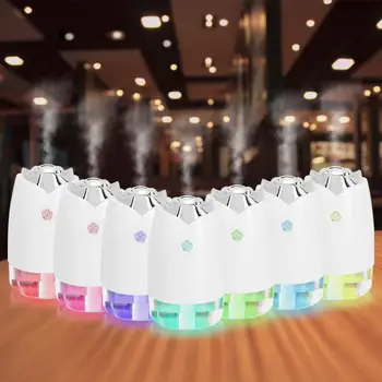 

230ml Car Humidifier USB Essential Oil Aroma Diffuser with Color Changing LED Lights for Office Home Ultrasonic Air Humidifier