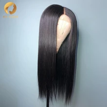 Парики из натуральных волос на кружеве, прямые, 360, фронтальный парик для черных женщин, короткие, предварительно выщипанные, с детскими волосами, парики 13x6, Плотность 130