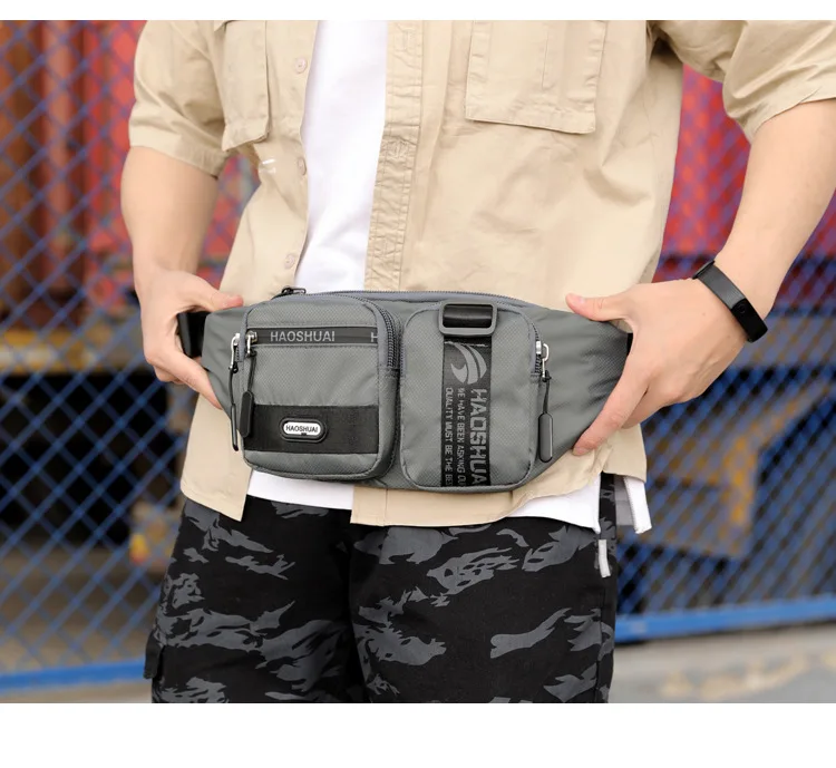 mobile phone chest rig bag heuptasje chestbag mannen borst tas waist pack men money belt bag correa bolso cinturon bauchtaschen