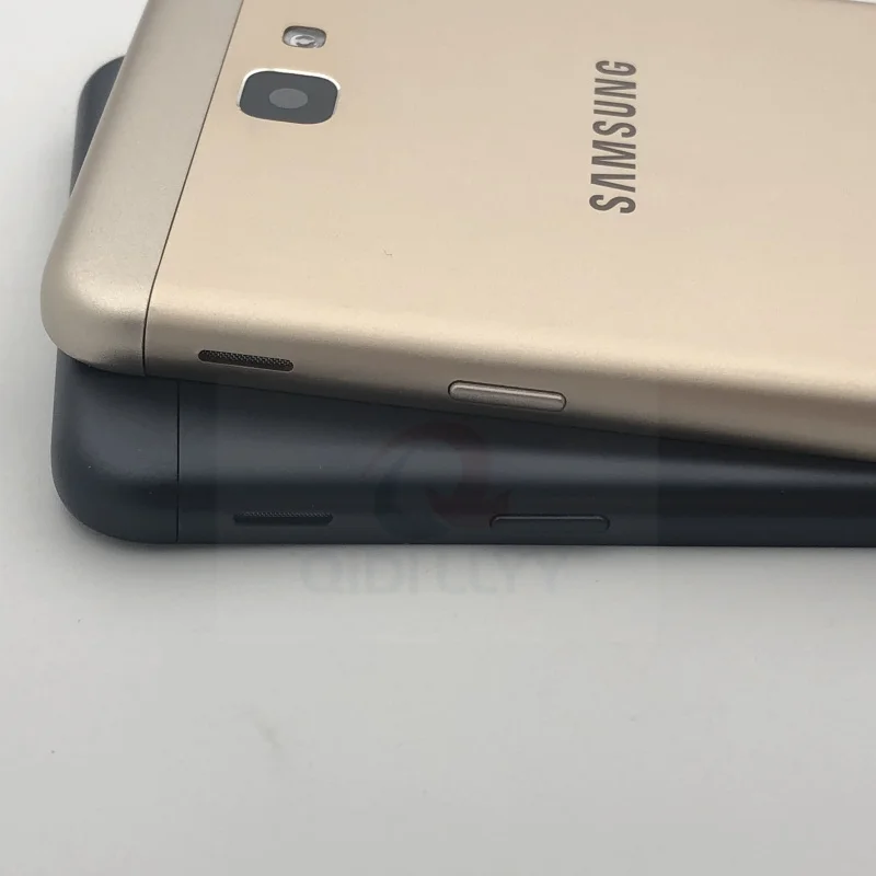 Для samsung Galaxy J7 prime G6100 On7 G610 промежуточный Корпус задняя крышка батареи с кнопками громкости питания