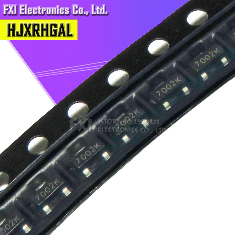 100 шт. 2N7002LT1G SOT23 2N7002 SOT SMD 702 3 небольшой сигнал MOSFET 60 в 115 мА n канал новый
