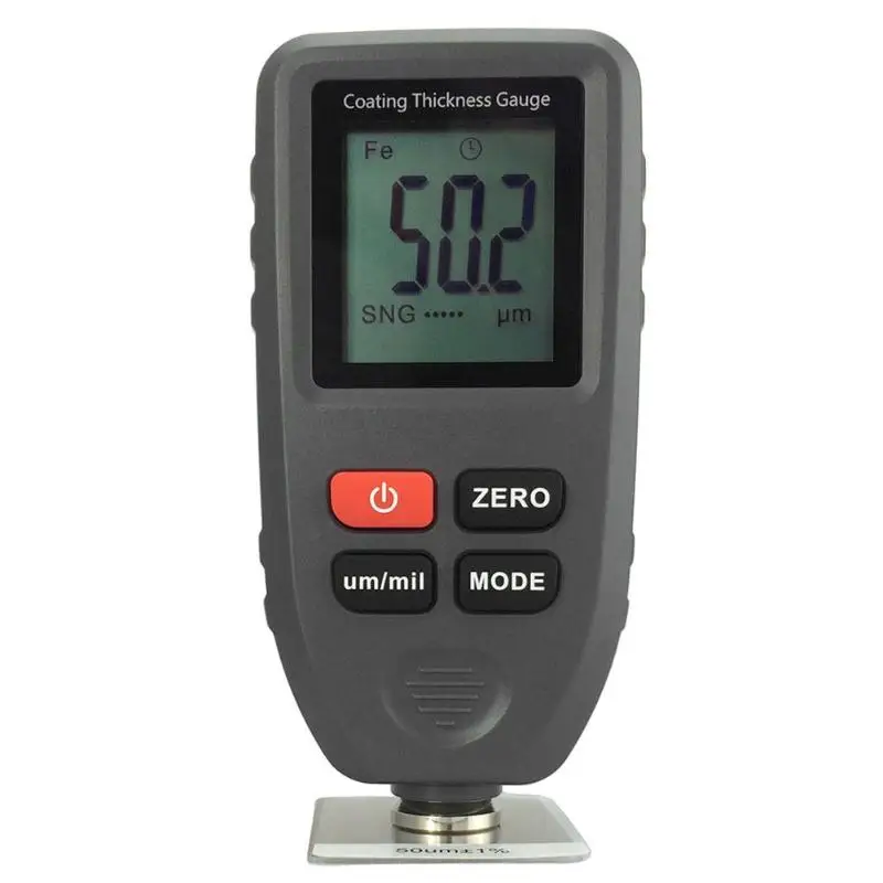 

TC100 Digital Thickness Gauge Coating Meter Tester with Measuring Range 0~1300um Principle of Electromagnetic Induction