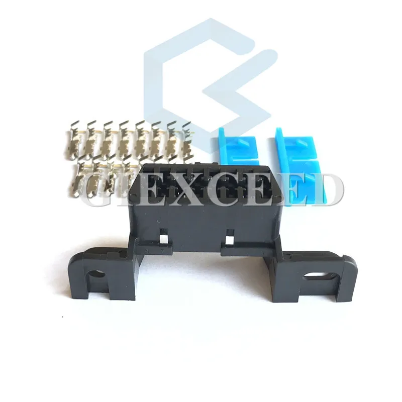 Vag Com elm327 자동 스캐너 인터페이스용 암 포트 자동차 진단 도구, 16 핀 OBD2 커넥터 어댑터, 2 세트