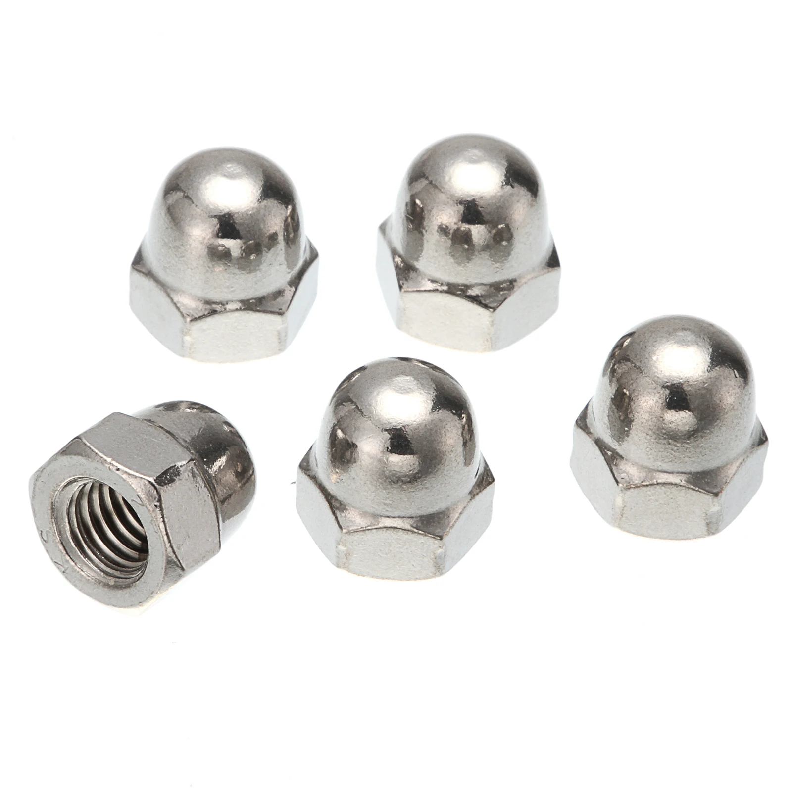 Купольные гайки M3/M4/M5/M6/M8/M10/M12 A2 304 из нержавеющей стали DIN1587|Гайки| |