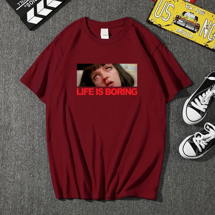 

Men's Personality Summer Round Neck Cotton Short-sleeved T-shirt Casual Printing Fun Pattern Men's Fashion