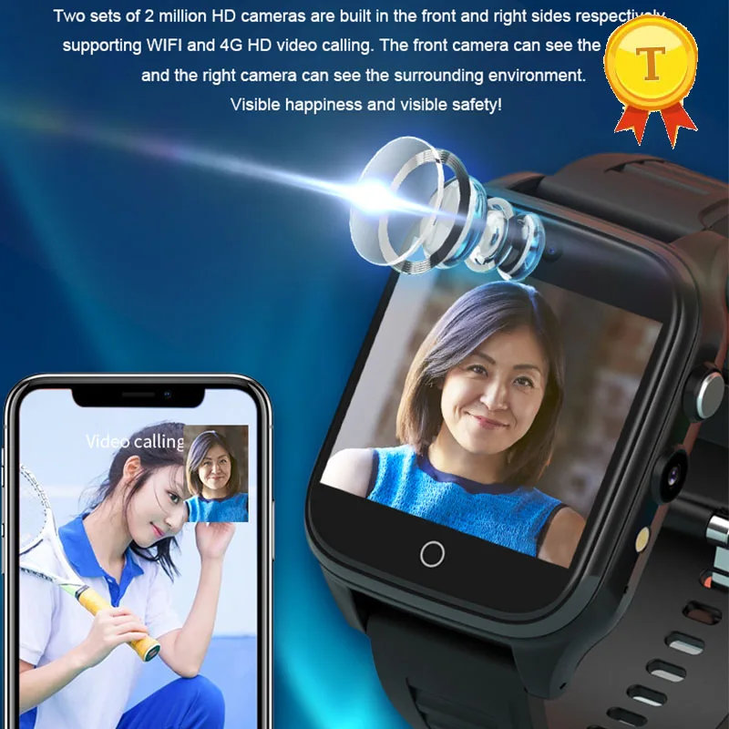 최고의 판매 4G 어린이 HD 카메라 GPS 와이파이, 영상 통화 음성 채팅 어린이 전화 시계 학생 소년 소녀를 위한, 아이 HD 카메라, GPS, WIFI, 통화, 음성 채팅, 어린이 전화 시계