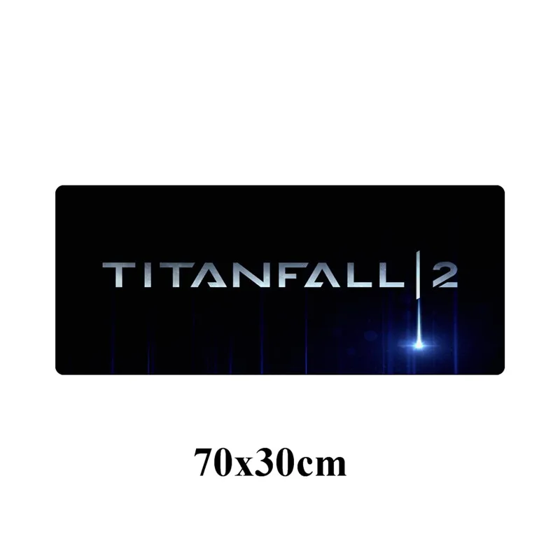 Модный прочный большой 70x30 см Titanfall 2 игровой коврик для мыши геймер компьютерный игровой коврик для мыши запирающийся край офисный коврик для ноутбука - Цвет: Белый