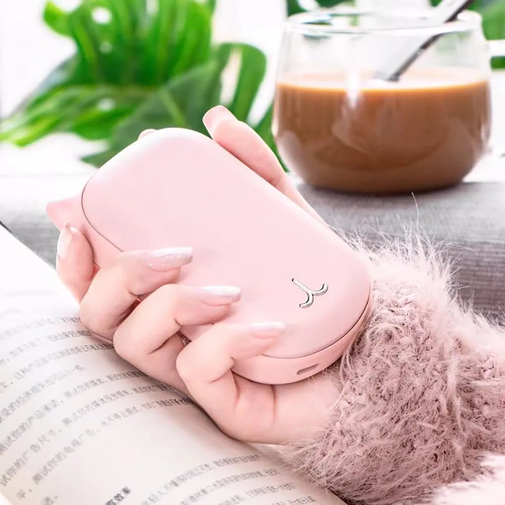 Мини ThreeLeaf перезаряжаемый грелка для рук 3600mAh электронный портативный мгновенный нагрев удобный карманный нагреватель# G2