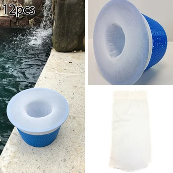 

Savers Pool Skimmer Sock For Basket White Supplies 12 Pack Replacement